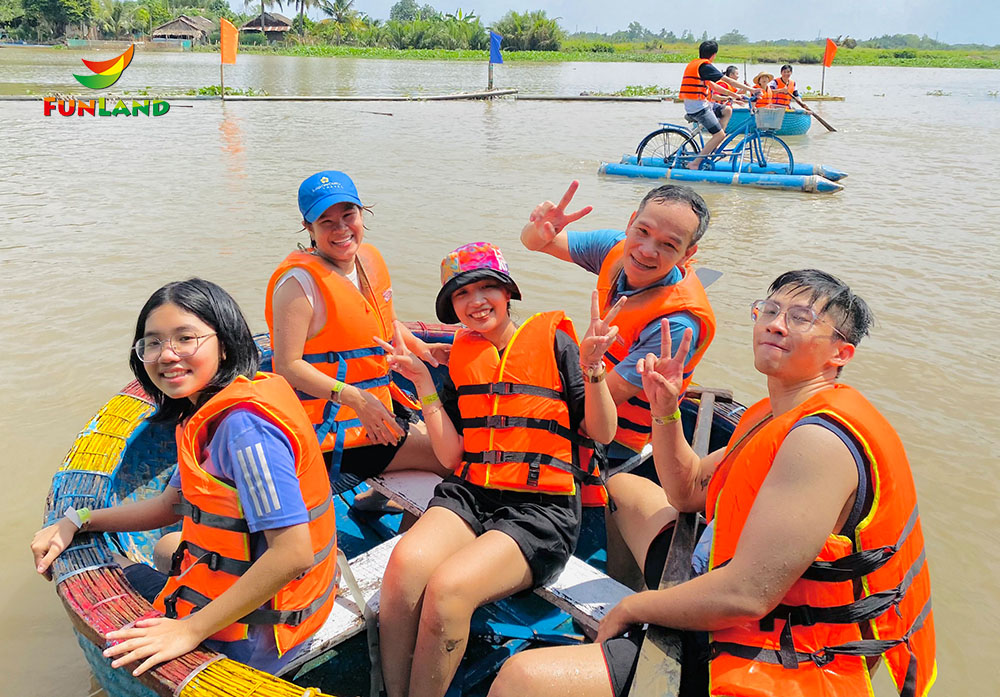 Chèo thuyền thúng 180 độ